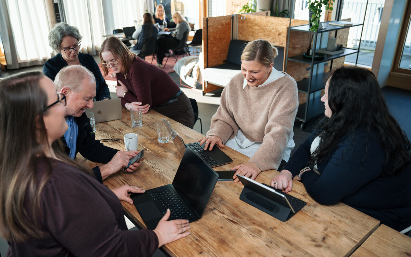 Workshop-Situation für den ÖPNV bei beka in Köln