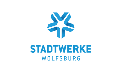 Logo der Stadtwerke Wolfsburg, Gesellschafter der beka